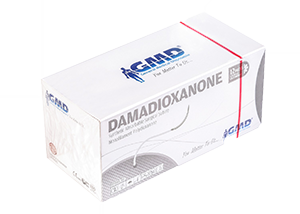 DAMADIOXANONE USP 0/75cm/jehla 40mm, 1/2kruh taper point PDO fialová (12ks/bal);26