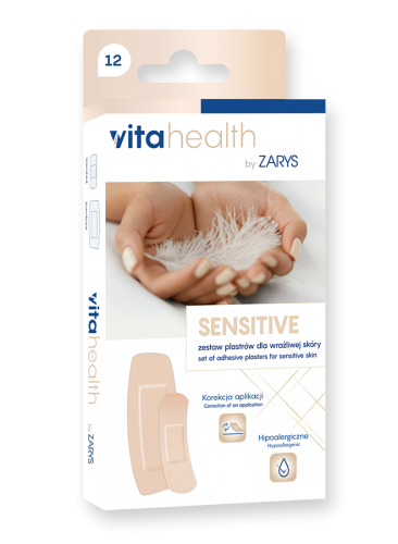 VitaHealth – SENSITIVE sada náplastí pre citlivú pokožku 12ks