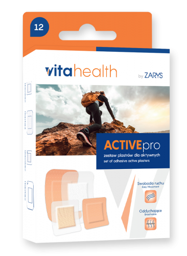 VitaHealth – ACTIVEpro sada náplastí pre aktívnych 12ks