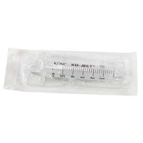Stříkačka KDM KD-JECT 2-dílná 5ml (100ks) (20bal/kart) excentrická