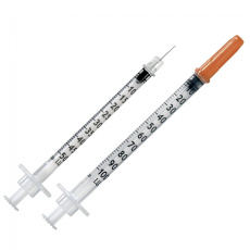 Stříkačka inzulinová KDM, 1ml U-100, 0,30x12,7mm, 30G (100KS)