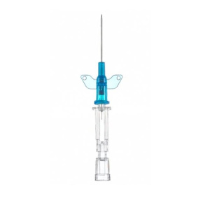 Introcan Safety W, 22G 0,9x25mm modrá Kanyla rovná s křidélky (50ks)