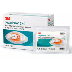 3M™ Tegaderm™ CHG PICC/CVC se zabezpečovacím prvkem (box 20 ks)