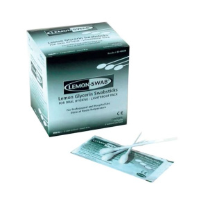 Tyčinky glycerínové Lemon-swab ochucené - citrón (75 ks) 