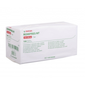 KOMPRES NT - krytí 10x20cm z netkaného textilu, nesterilní  (100ks)