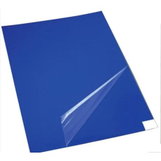 Dekont. rohož 115x60cm modrá 30 listů=1ks