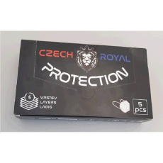 Respirátor FFP2 Czech Royal (5ks v krabičce)
