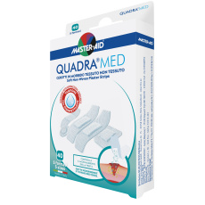 QUADRA Med Náplasti jemné 40 ks 5 velikostí QUADRA Med Náplasti jemné 40 ks 5 velikostí