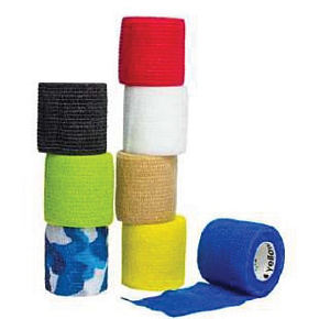 yellowBAND kohezivní bandáž 2,5cm x 4,5m, černá (36ks/bal)(576ks/kart) 