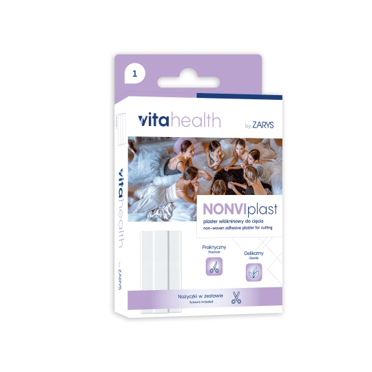 VitaHealth – NONVIplast náplast netkaná ke stříhání  + nůžky - momentálně nedostupné