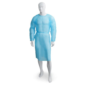 Návštěvnický plášť Medical modrý (10ks/bal) (100ks/kart)