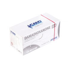 DAMADIOXANONE USP 4-0/75cm/jehla 20mm, 1/2kruh taper point PDO fialová (12ks/bal);13