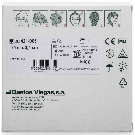 Elastický síťový tubulární obvaz vel.5 (krk, hlava) délka 25m