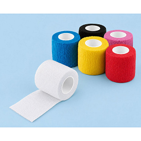 yellowBAND kohezivní bandáž 5cm x 4,5m, bílá (12ks/bal)(288ks/kart) 
