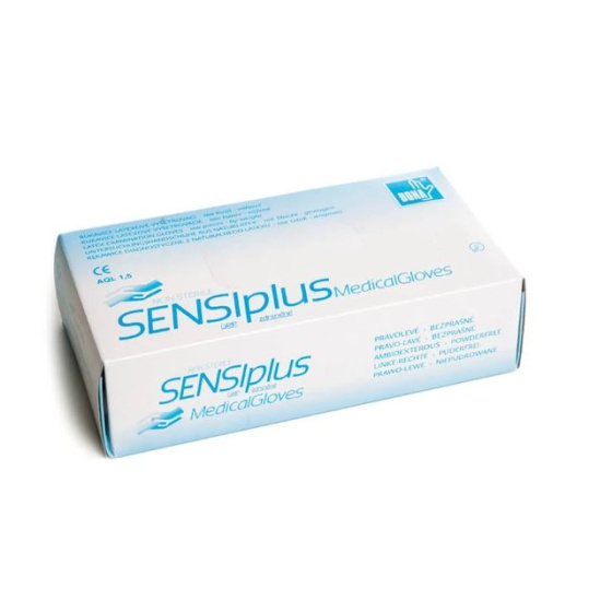 DONA rukavice latexové bez pudru SensiPLUS (100ks)