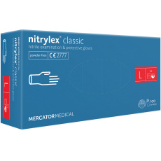 Vyšetřovací rukavice NITRYLEX CLASSIC–vel.L (100ks/bal)(10bal/kart) Vyšetřovací rukavice NITRYLEX CLASSIC–vel.L (100ks/bal)(10bal/kart)