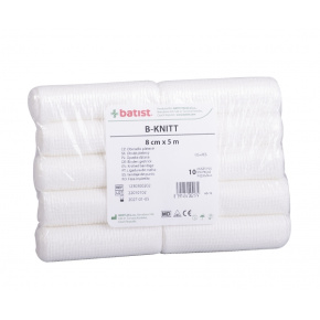 B-KNITT Obinadlo pletené hydrofilní 8cm x 5m (10ks/bal)(65bal/kart) 