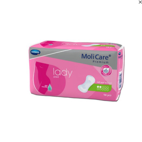 Vložky MoliCare Lady 4 kapky, savost 782 ml, 14 ks