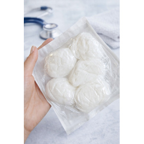 Tampon stáčený průměr 60mm netkaný, sterilní (5ks)