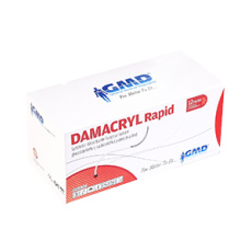 DAMACRYL RAPID USP 2-0/75cm/jehla 26mm, 1/2, taper point PGLAR odbarvená (12ks/bal);13