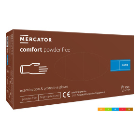 Rukavice latexové bez pudru COMFORT (100ks)