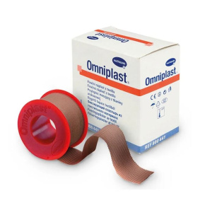 Omniplast náplast na cívce textilní 2,5cm x 5m 