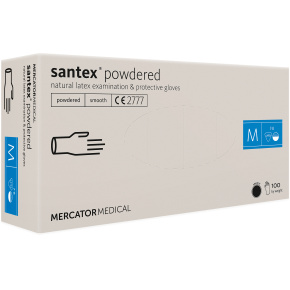 Rukavice santex - latex s pudrem (100ks)