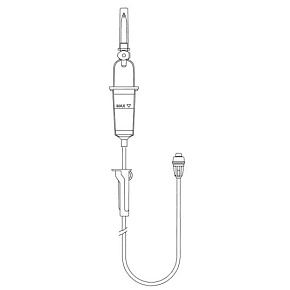 Infuzní set GAMA IS-127 P 150cm (á 1ks) (50ks/bal)(200ks/kart) 