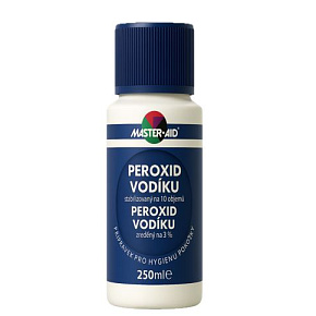 MASTER AID Peroxid vodíku 3% 250 ml – antiseptický dezinfekční roztok