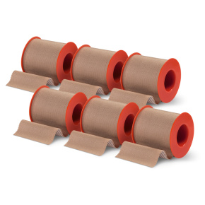 Omniplast náplast na cívce textilní 2,5cm x 9,2 m, (12ks)