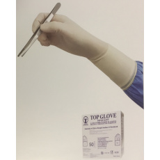 Rukavice chirurgické sterilní s pudrem TOP GLOVE 6 (50párů/bal)