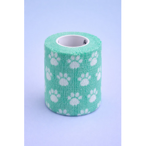 yellowBAND kohezivní bandáž 5cm x 4,5m, zelená tlapky (12ks/bal)(288ks/kart) yellowBAND kohezivní bandáž 5cm x 4,5m, zelená tlapky (12ks/bal)(288ks/kart)