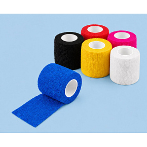 yellowBAND kohezivní bandáž 5cm x 4,5m, modrá (12ks/bal)(288ks/kart) 