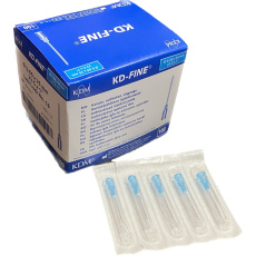 Jehla KDM 23G (0,6x25mm) modrá (100ks) Jehla KDM 23G (0,6x25mm) modrá (100ks)