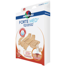 FORTE Med Náplasti pevné voděodolné 40 ks 5 velikostí FORTE Med Náplasti pevné voděodolné 40 ks 5 velikostí