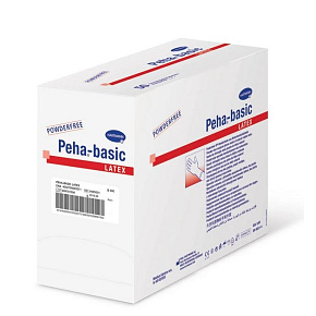 Peha-basic LATEX bez pudru operační rukavice vel. 8,5 (50párů/bal)