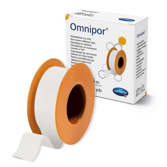 Omnipor náplast na cívce z netkaného textilu 1,25cm x 9,2m 1ks