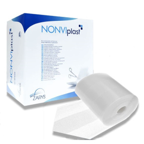 NONVIplast 8 cm x 5 m netkaná náplast s polštářkem
