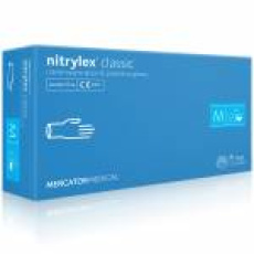 Vyšetřovací rukavice NITRYLEX CLASSIC–vel.XS (100ks/bal)(100bal/kart)