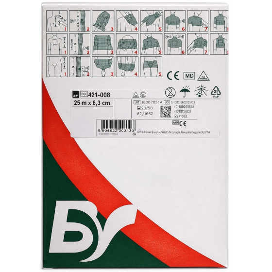 Elastický síťový tubulární obvaz vel.8 (silnější hrudník, břicho) délka 25m