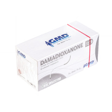 DAMADIOXANONE USP 3-0/75cm/jehla 30mm, 1/2kruh taper point PDO fialová (12ks/bal);17