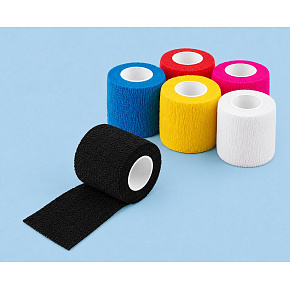 yellowBAND kohezivní bandáž 5cm x 4,5m, černá (12ks/bal)(288ks/kart) 