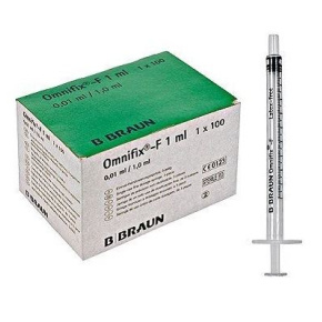 Omnifix-F 1ml tuberkulínová bez jehly 100ks 