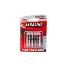 Baterie microtužková alkalická ANSMANN LR03 (AAA) / Blistr 4ks