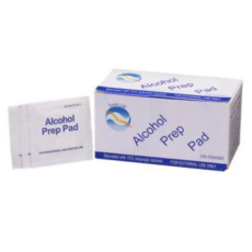 ALCOHOL PREP PAD - sterilní tampon s alkoholem 65x30mm 100 ks (50 x 2 ks)