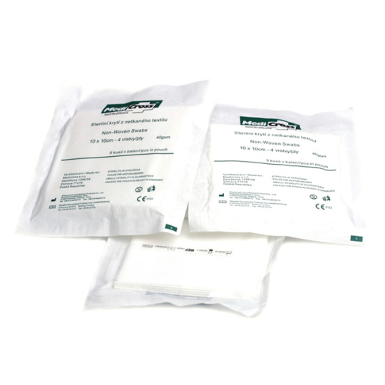 Sterilní komprese z NT 5x5cm (5 ks) (100ks/bal) (1000ks/kart) 