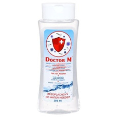 Doctor M - čistící gel na ruce s antibakteriálními a antivirovými přísadami 250ml