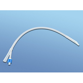Foley močový katétr Tiemann celosilikonový, CH18, balónek 5-10ml, 41cm (10ks)