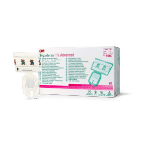 3M Tegaderm I.V. Advanced, pro děti, fixace katétrů, 8,5 x 8,8 cm