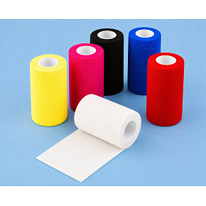 yellowBAND kohezivní bandáž 10cm x 4,5m, bílá (12ks/bal)(144ks/kart) 